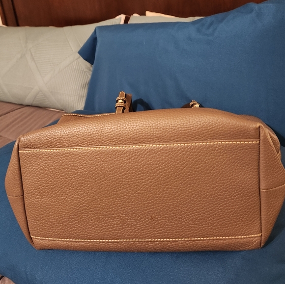 Dooney & Bourke Taupe Leather Tote - Picture 10 of 10